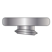 Pancake screw head
